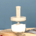 New retractable seasoning jar Scoop cover integrated salt jar Protection against moisture Simple and modern